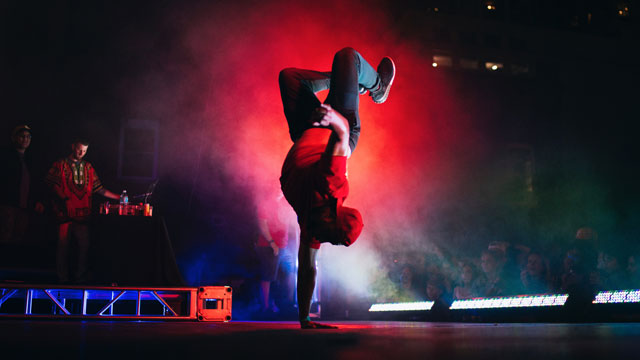 dance performer on stage
