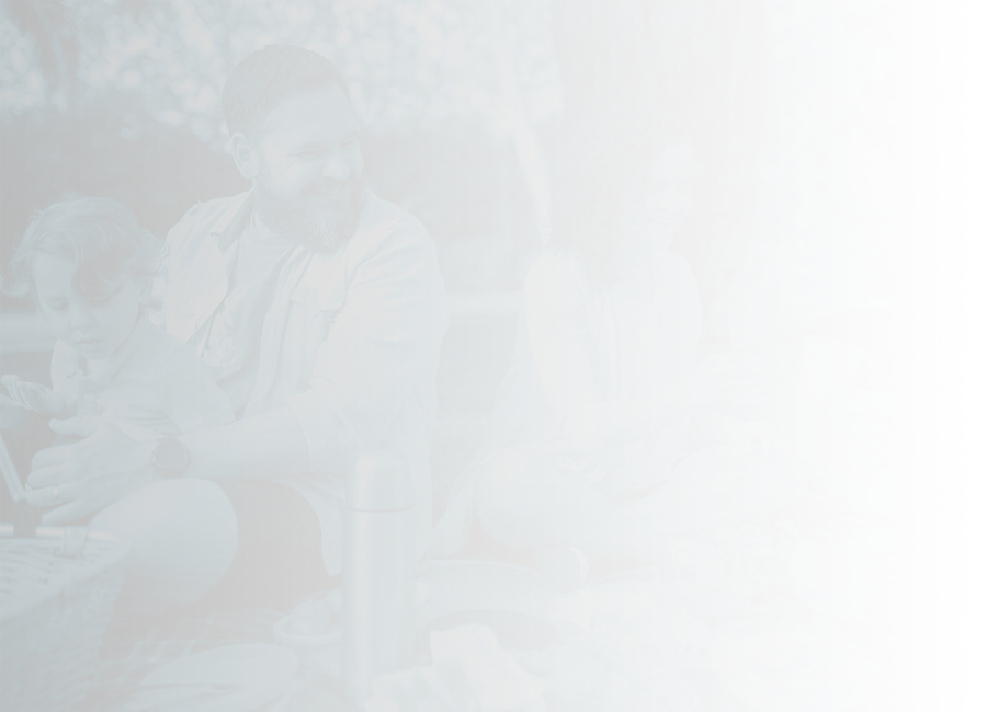 Family having a picnic