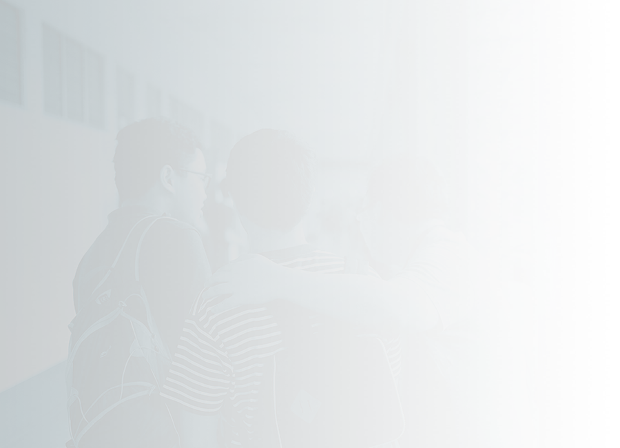 group of three people at school