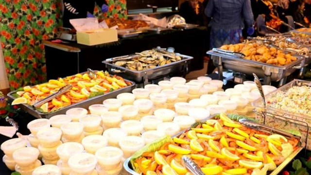 food ready to be served