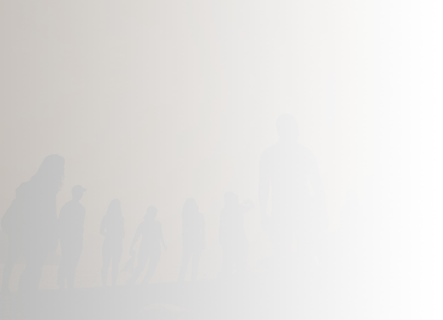 silhouette of group of people