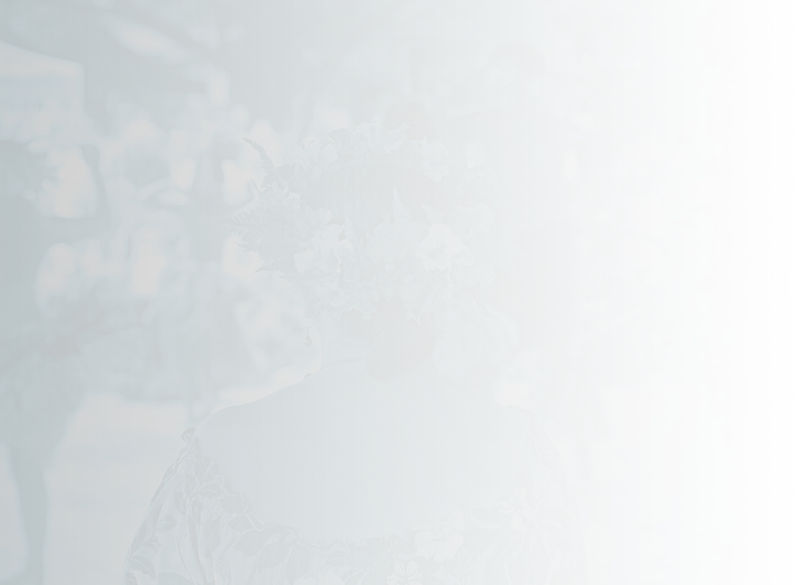 Cook Island dancers with woman in foreground