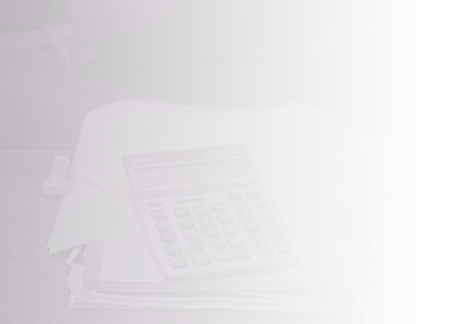 calculator on a desk