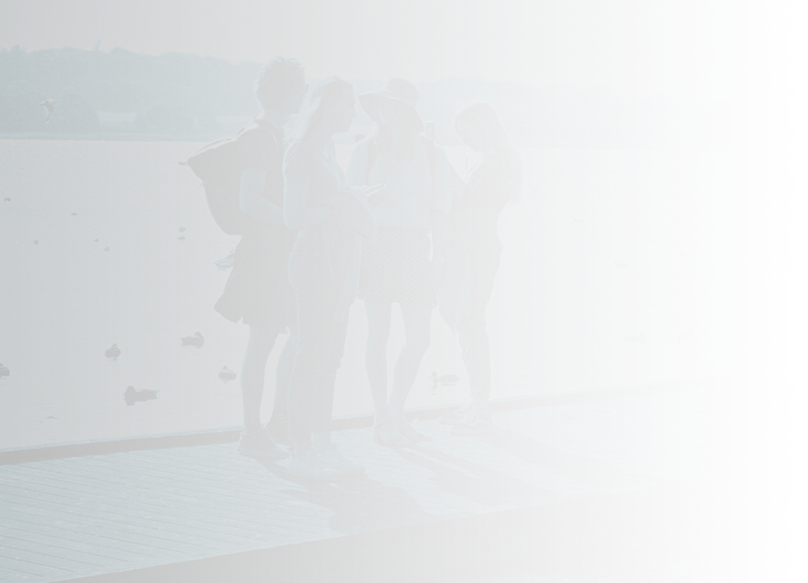 Young friends chatting