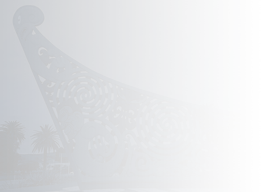 carved sculpture in the shape of a tauihu